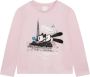 Givenchy Kids T-shirt van biologisch katoen Roze - Thumbnail 1
