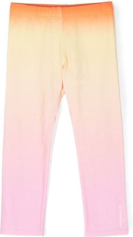 Givenchy Kids Legging met kleurverloop Geel