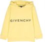 Givenchy Kids Hoodie met logoprint Geel - Thumbnail 1