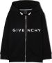 Givenchy Kids Hoodie met logoprint Zwart - Thumbnail 1