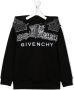 Givenchy Kids Hoodie met logoprint Zwart - Thumbnail 1
