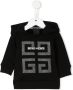 Givenchy Kids Hoodie met logoprint Zwart - Thumbnail 1