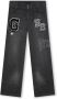 Givenchy Kids Jeans met geborduurd logo Zwart - Thumbnail 1