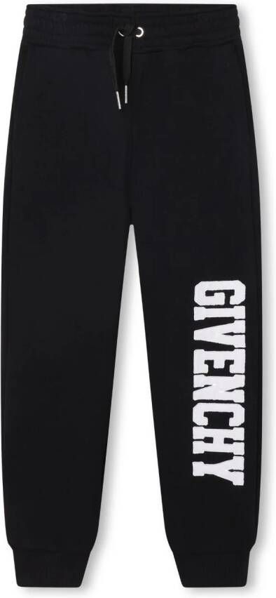 Givenchy Kids Trainingsbroek met logopatch Zwart