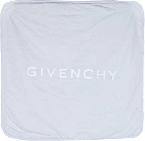 Givenchy Kids Katoenen deken Blauw