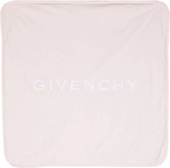 Givenchy Kids Katoenen deken Roze