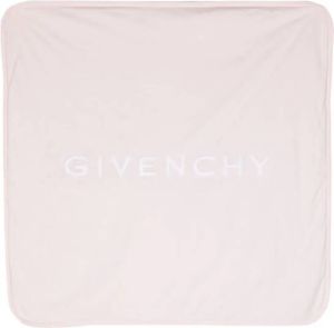 Givenchy Kids Katoenen deken Roze