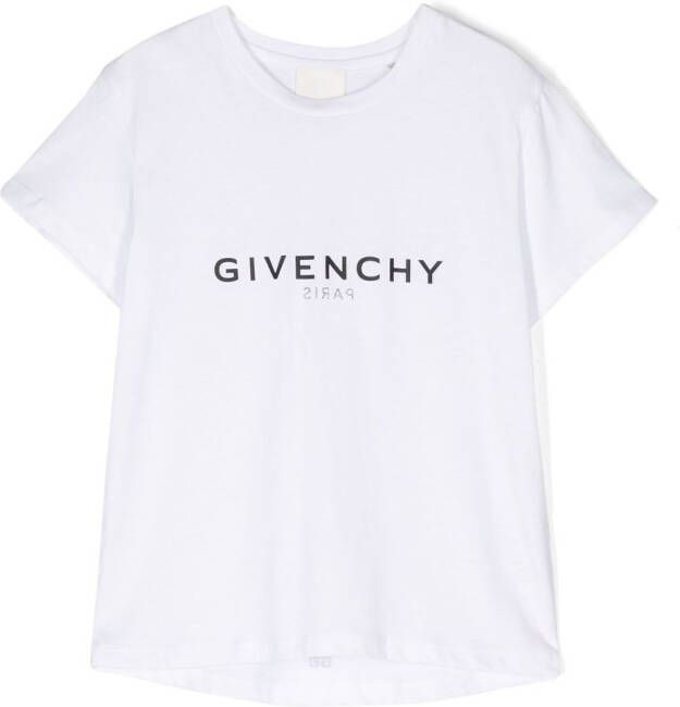 Givenchy Kids T-shirt met logoprint Wit
