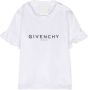 Givenchy Kids T-shirt met logoprint Wit - Thumbnail 1