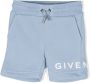 Givenchy Kids Shorts met logoprint Blauw - Thumbnail 1