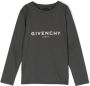 Givenchy Kids T-shirt met logoprint Grijs - Thumbnail 1