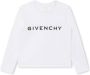 Givenchy Kids T-shirt met logoprint Wit - Thumbnail 1