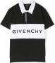 Givenchy Kids Poloshirt met logoprint Zwart - Thumbnail 1
