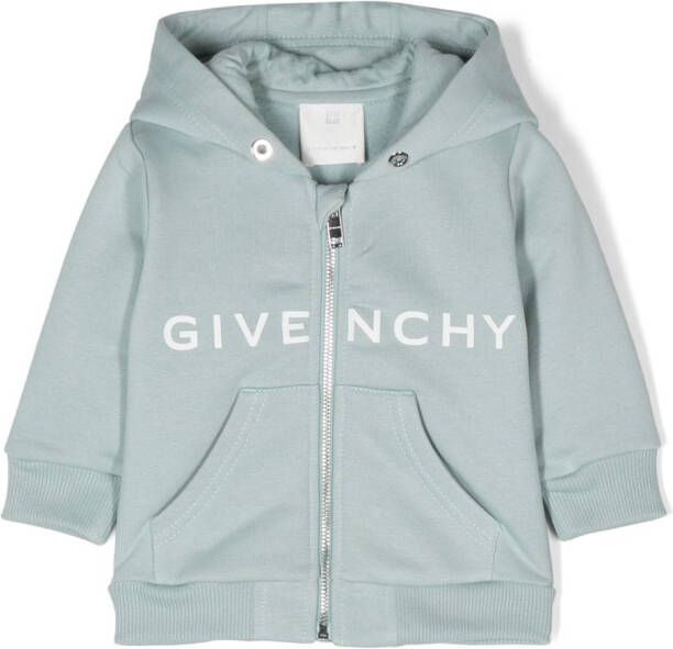 Givenchy Kids Vest met logoprint Blauw
