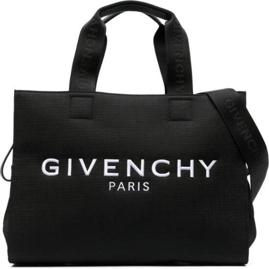 Givenchy Kids Luiertas met geborduurd logo Zwart