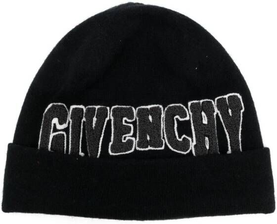 Givenchy Kids Muts met geborduurd logo Zwart