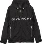 Givenchy Kids Regenjack met geborduurd logo Zwart - Thumbnail 1