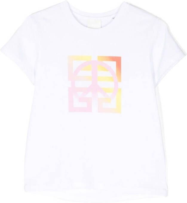 Givenchy Kids T-shirt Wit