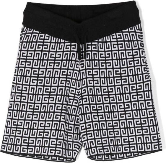 Givenchy Kids Shorts met logoband Wit