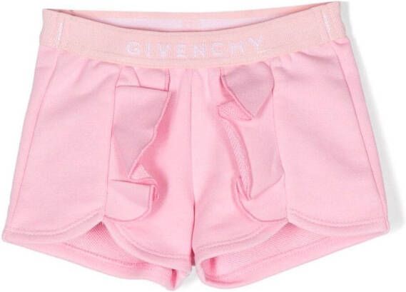 Givenchy Kids Shorts met ruche detail Roze