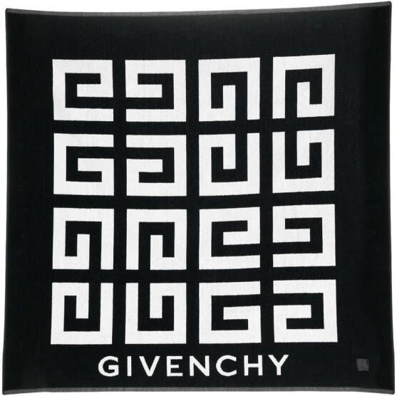 Givenchy Kids Strandlaken met logoprint Zwart