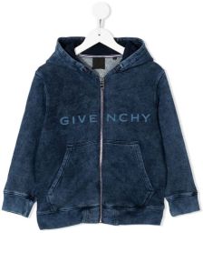 Givenchy Kids Sweater met logoprint Blauw