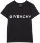 Givenchy Kids T-shirt met geborduurd logo Zwart - Thumbnail 1