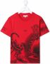 Givenchy Kids T-shirt met grafische print Rood - Thumbnail 1