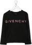 Givenchy Kids T-shirt met lange mouwen Zwart - Thumbnail 1