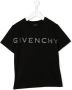 Givenchy Kids T-shirt met logopatch Zwart - Thumbnail 1