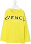 Givenchy Kids T-shirt met logoprint Geel - Thumbnail 1