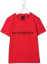 Givenchy Kids T-shirt met logoprint Rood - Thumbnail 1