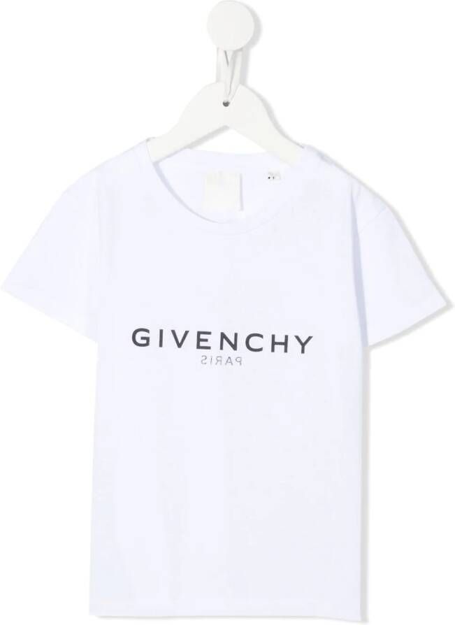 Givenchy Kids T-shirt met logoprint Wit