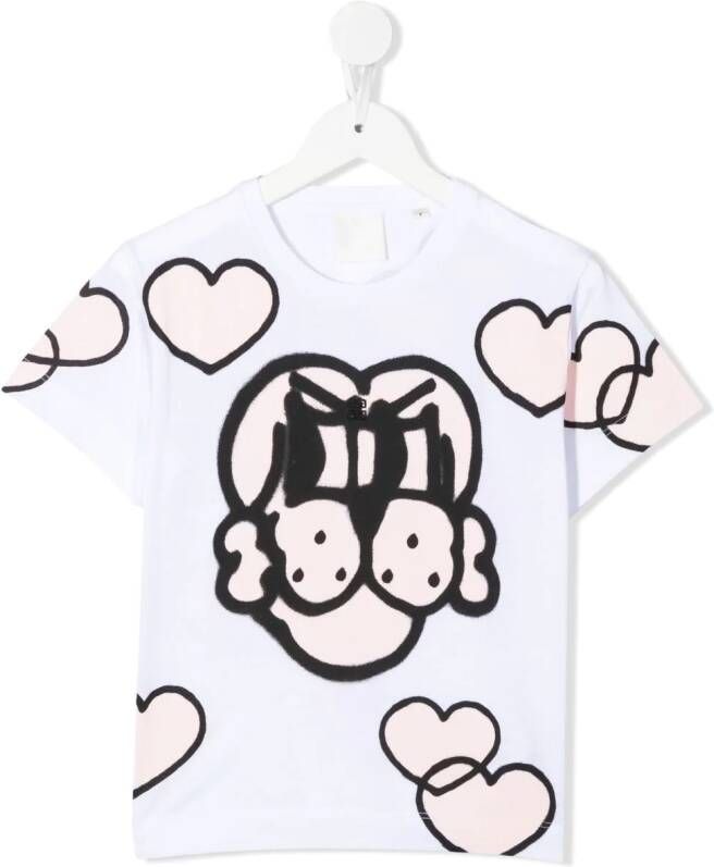 Givenchy Kids T-shirt met print Wit