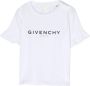 Givenchy Kids T-shirt met ruches Wit - Thumbnail 1