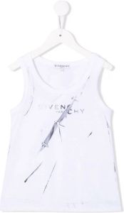 Givenchy Kids Top met logoprint Wit