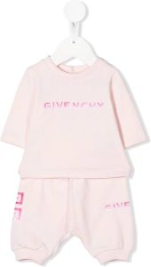 Givenchy Kids Trainingspak met geborduurd logo Roze