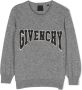 Givenchy Kids Trui met logopatch Grijs - Thumbnail 1