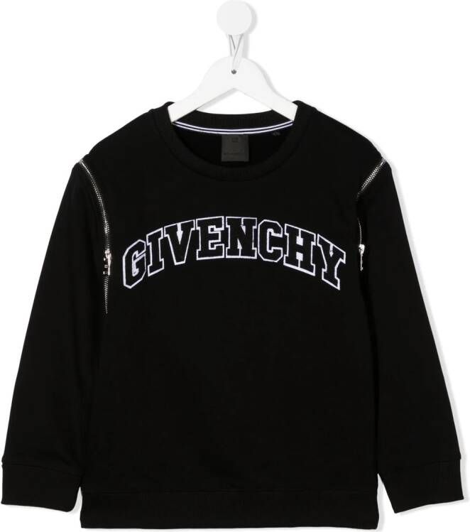 Givenchy Kids Trui met ronde hals Zwart