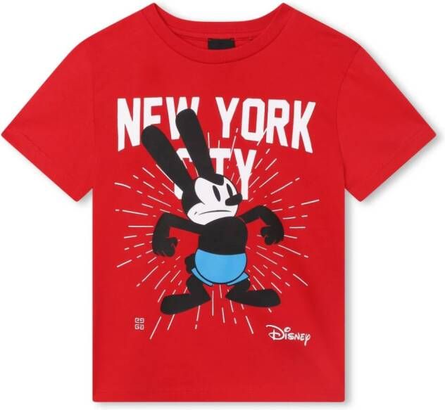 Givenchy Kids x Disney T-shirt met print Rood