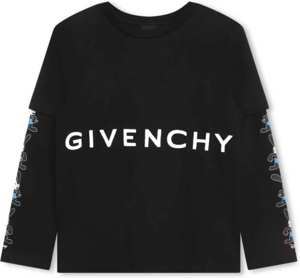 Givenchy Kids x Disney top met print Zwart