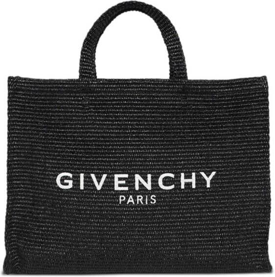 Givenchy Raffia shopper Zwart