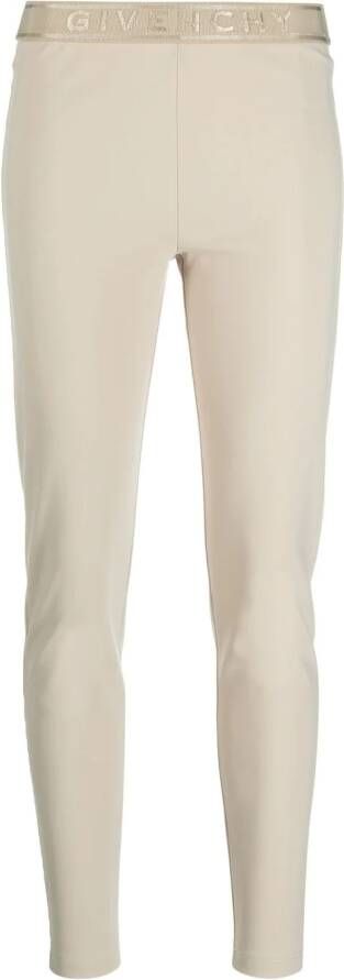 Givenchy Legging met logoprint Beige