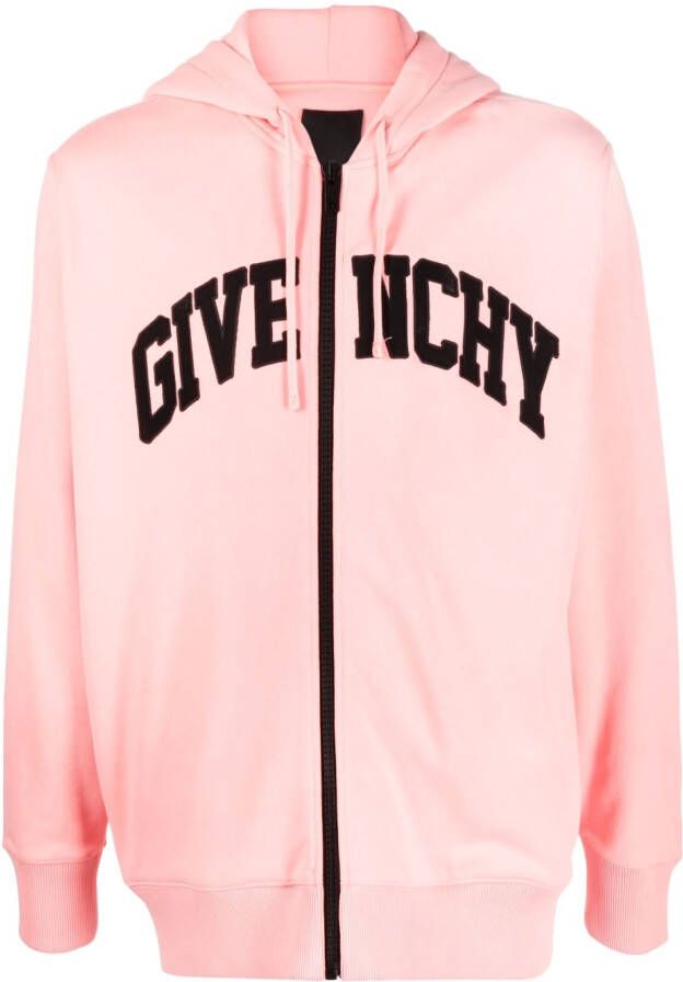 Givenchy Hoodie met geborduurd logo Roze