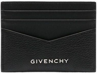 Givenchy Pasjeshouder met logoplakkaat Zwart