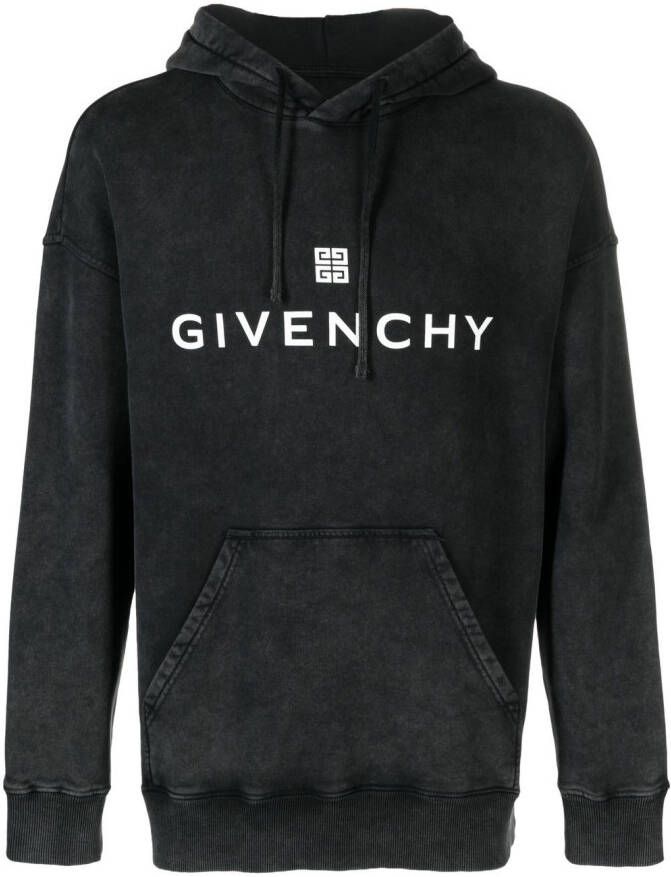 Givenchy Hoodie met logoprint Grijs