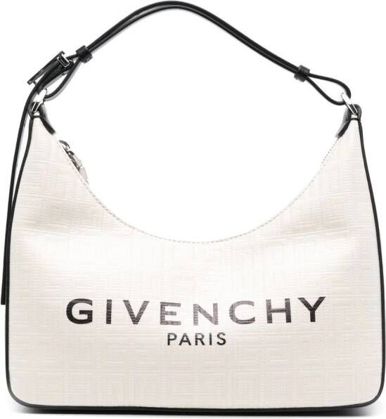 Givenchy Moon schoudertas met logoprint Wit