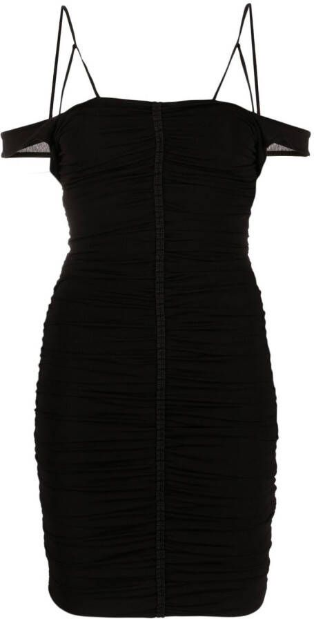 Givenchy Off-shoulder mini-jurk Zwart