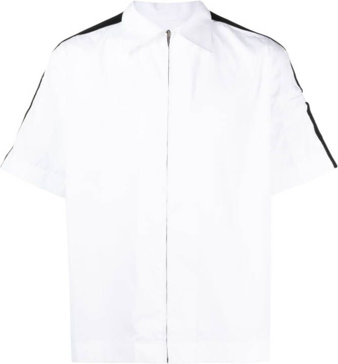 Givenchy Overhemd met geborduurd logo Wit