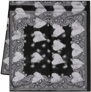 Givenchy paisley-print scarf Zwart